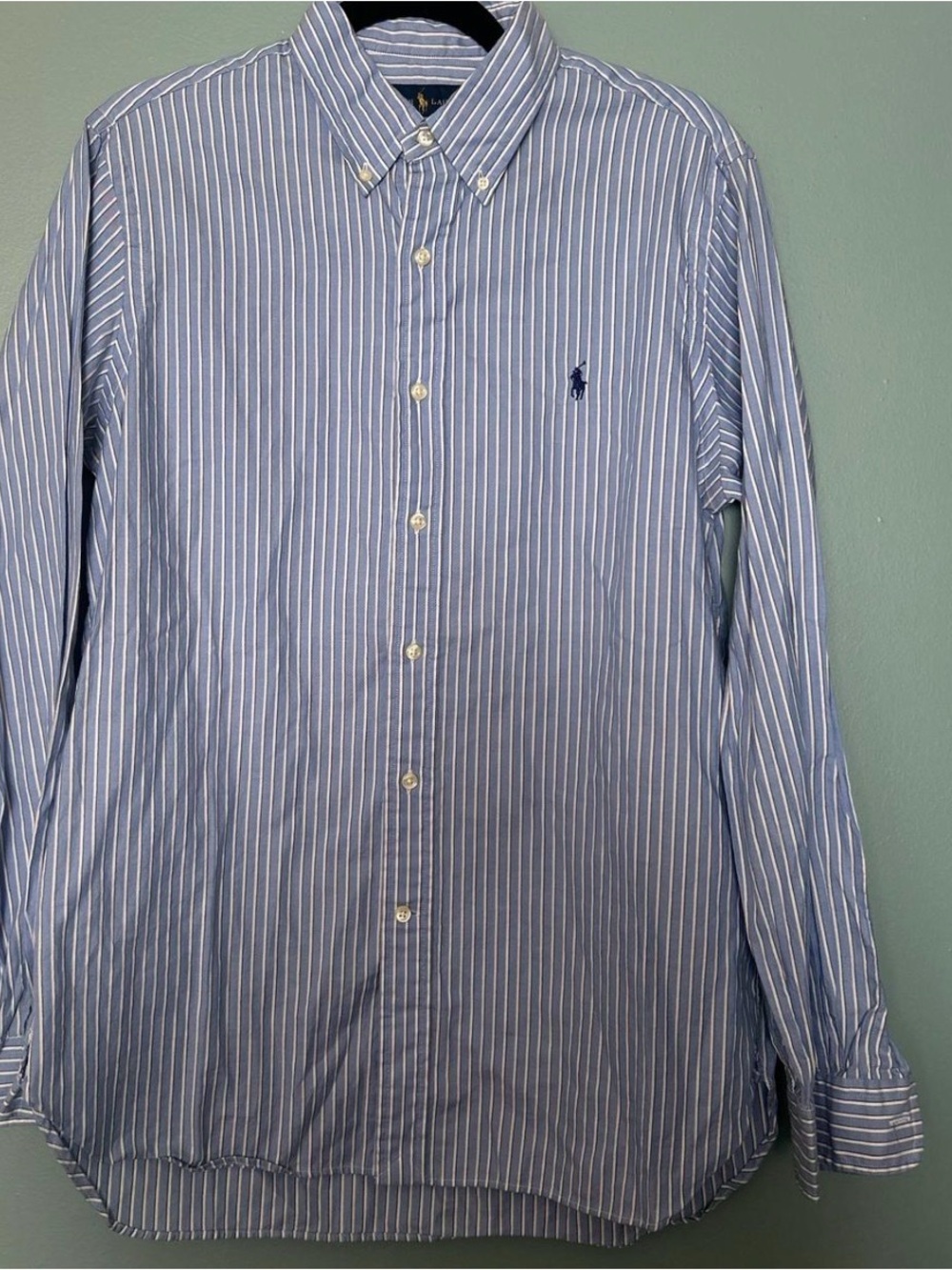 Polo by Ralph Lauren Blue Stripe Button-Down Shirt